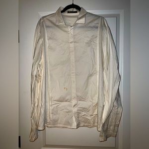 XL Alexander Wang White Button Up Shirt
